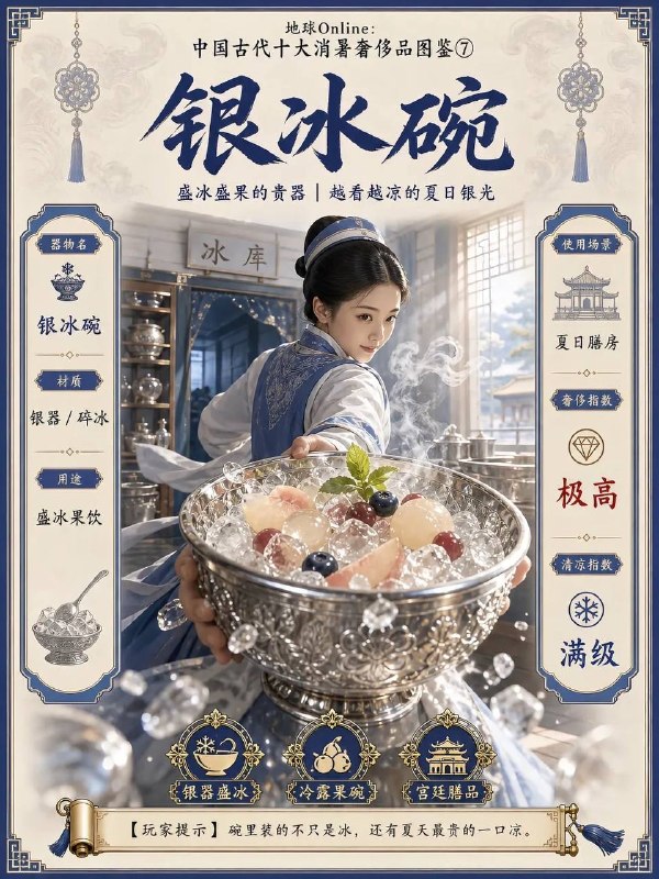 古代消暑的奢侈品古代消暑的奢侈品