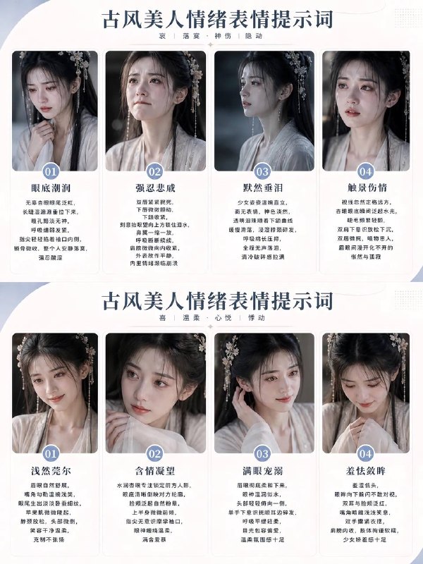 古风美人表情古风美人表情