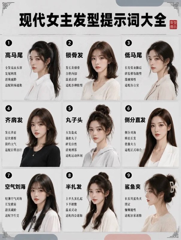 现代女主发型现代女主发型