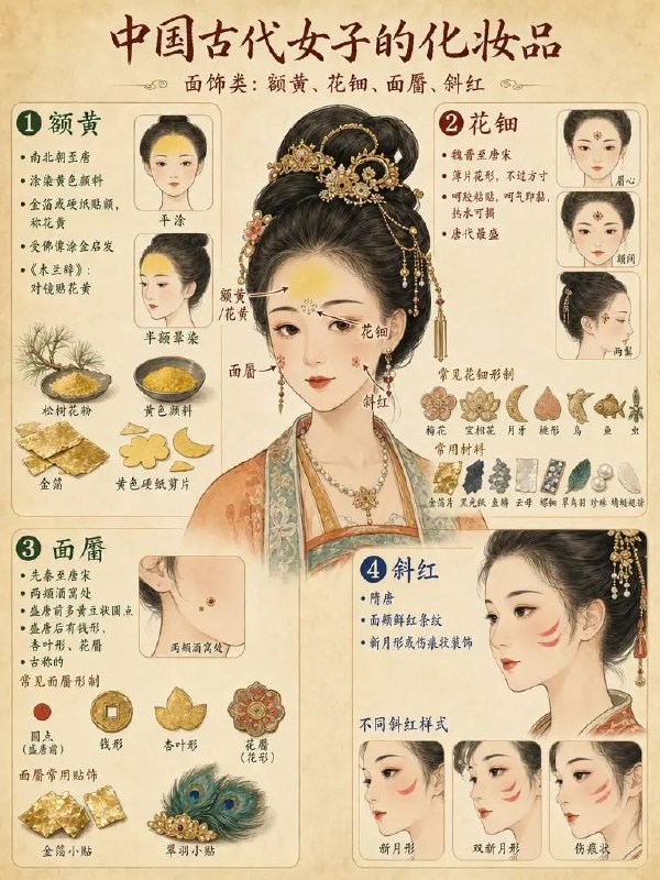 古代女子化妆品古代女子化妆品