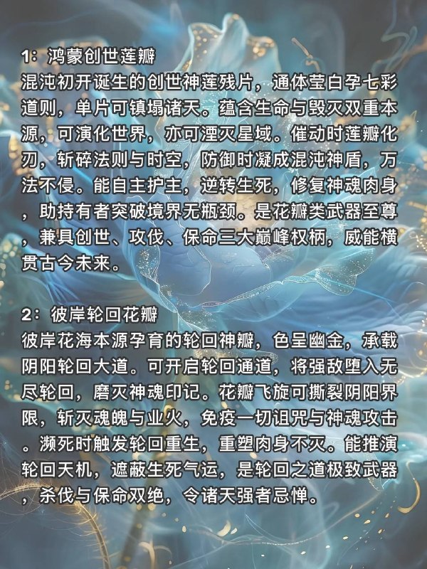 花瓣武器花瓣武器