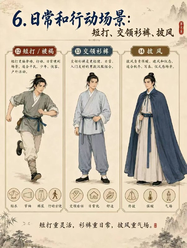 男生能穿的汉服男生能穿的汉服