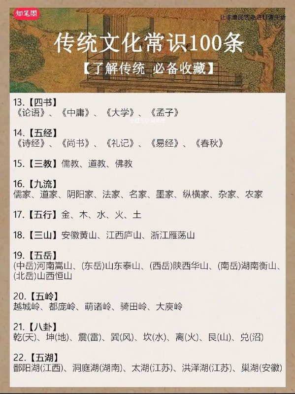 传统文化知识传统文化知识