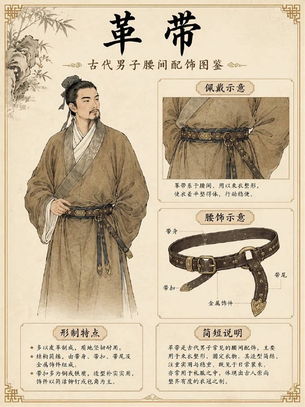 男子腰间配饰男子腰间配饰