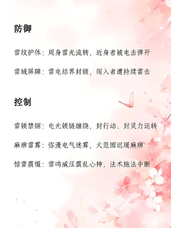 雷系异能雷系异能