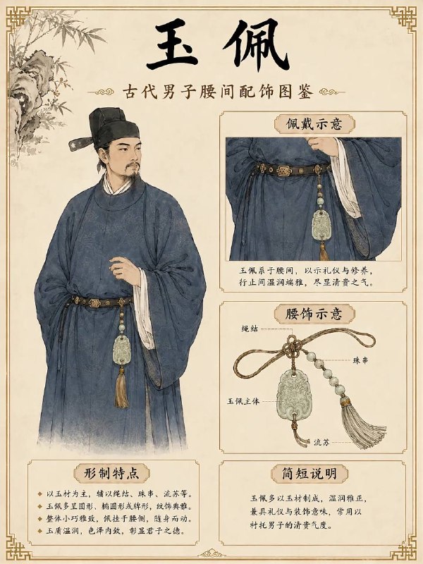 男子腰间配饰男子腰间配饰