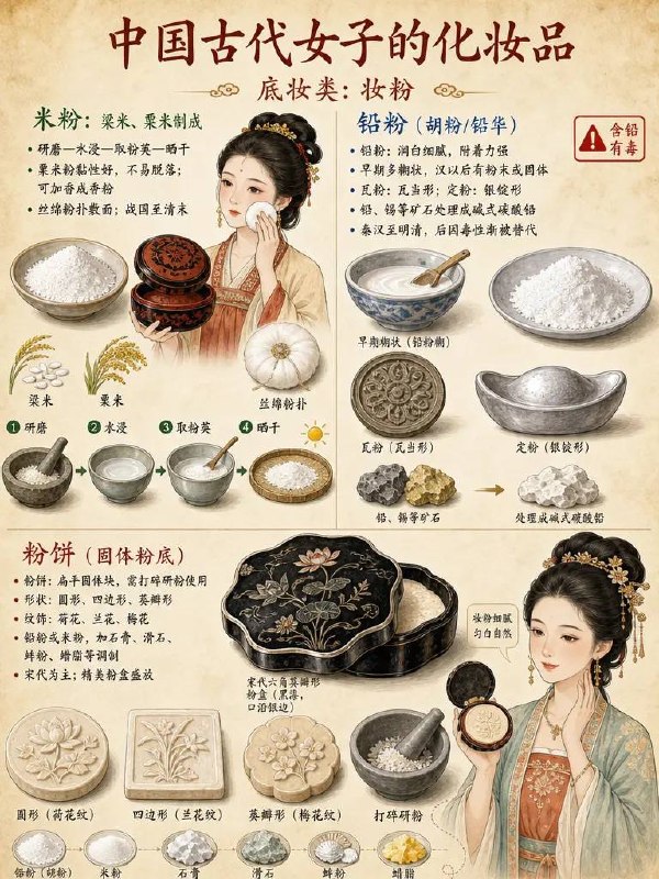 古代女子化妆品古代女子化妆品