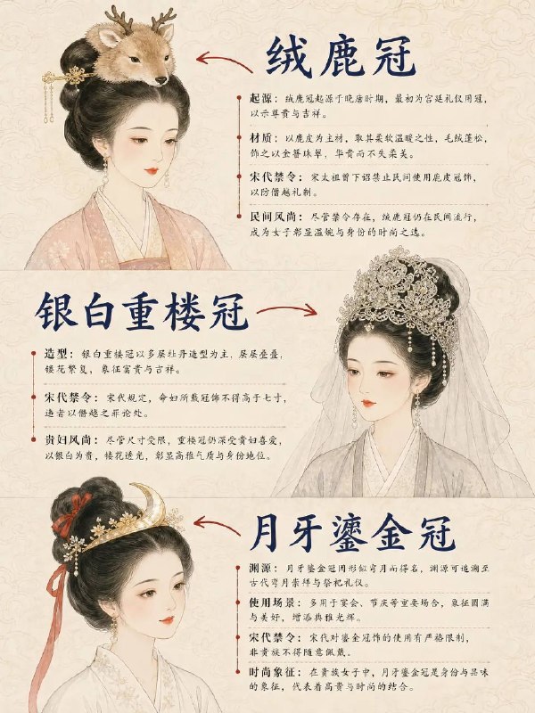 宋代女子冠饰宋代女子冠饰