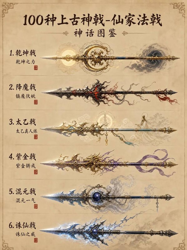 100 种上古神戟100 种上古神戟