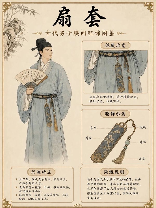 男子腰间配饰男子腰间配饰