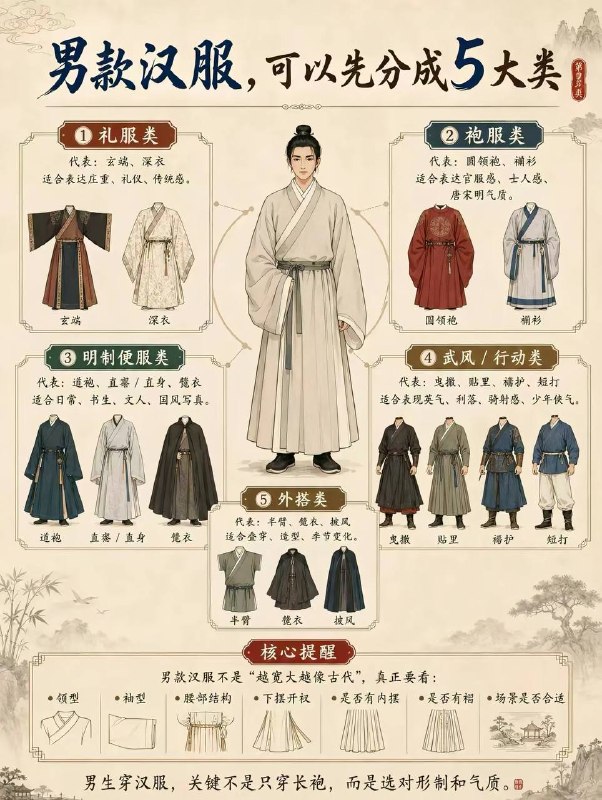 男生能穿的汉服男生能穿的汉服