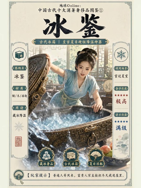 古代消暑的奢侈品古代消暑的奢侈品