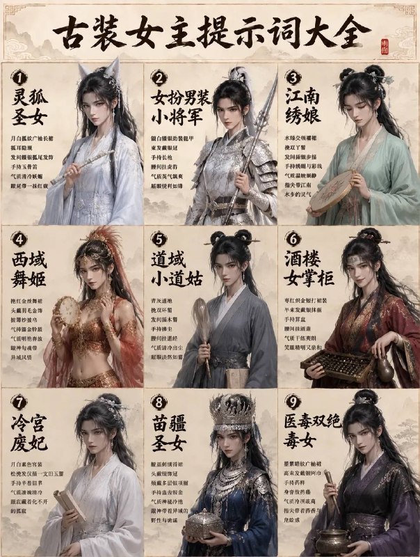 古装女主古装女主