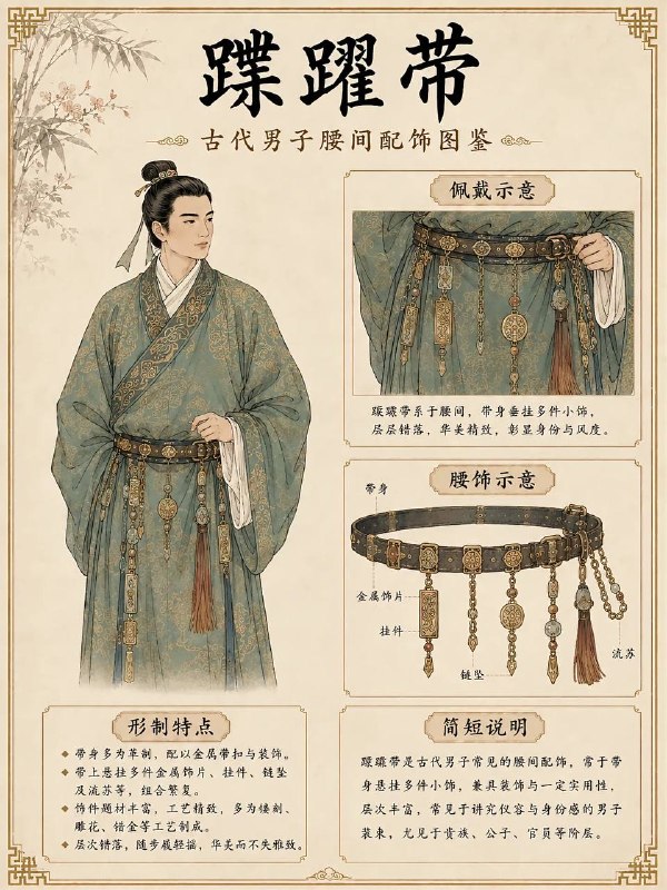 男子腰间配饰男子腰间配饰