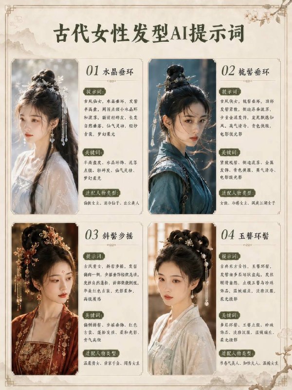 古代女性发型古代女性发型