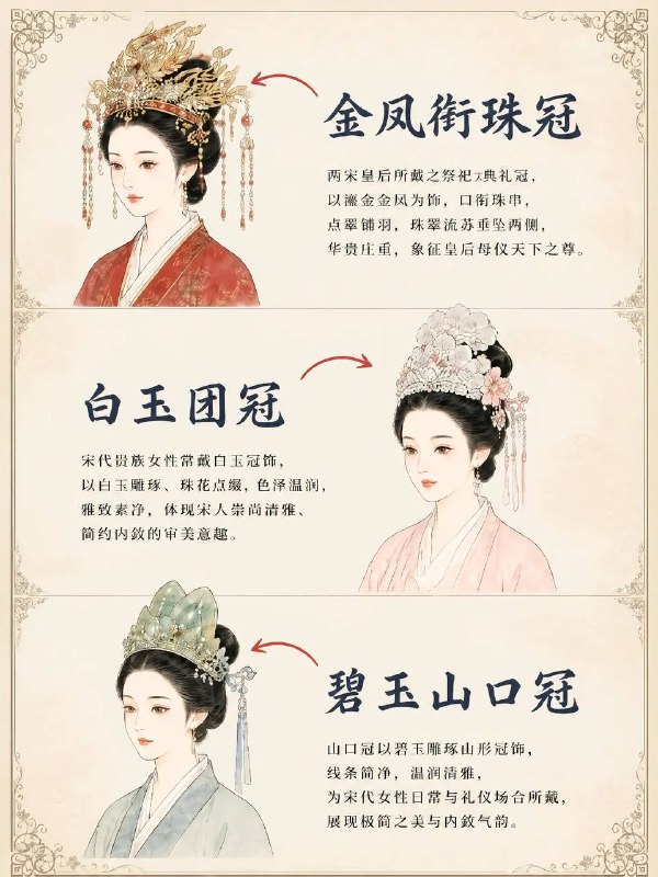 宋代女子冠饰宋代女子冠饰