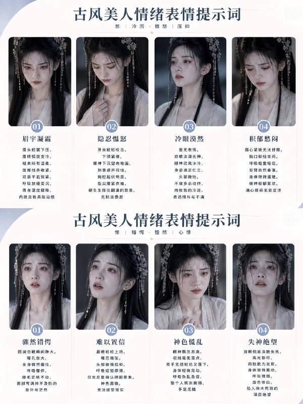 古风美人表情古风美人表情
