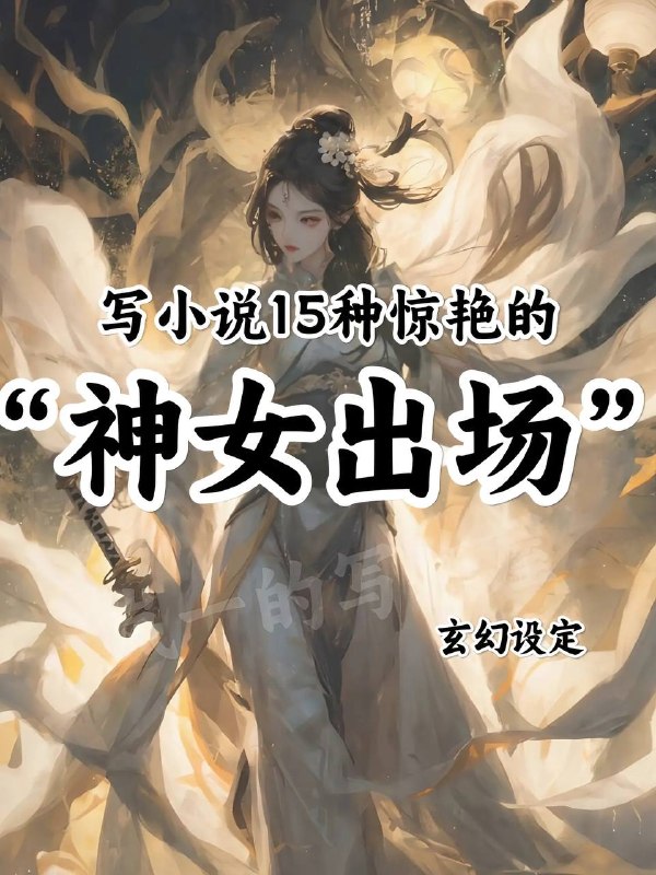 写小说，神女出场描写写小说，神女出场描写
