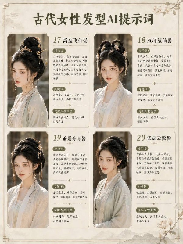 古代女性发型古代女性发型