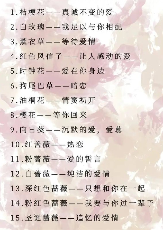 花语花语