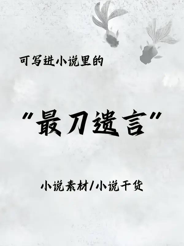 最刀遗言最刀遗言